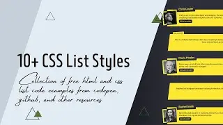 10+ CSS List Styles