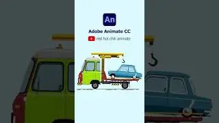 Car animation in Adobe Animate CC