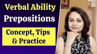 Prepositions in Verbal Ability -Concept, Tips & Practice Exercises for Placement Tests, Jobs & Exams