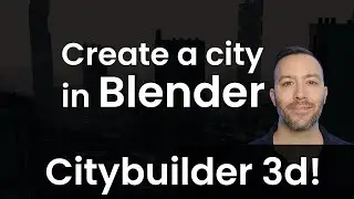 Create a city in Blender with Citybuilder 3d!