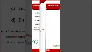 Q14) Man in the middle attack #gkquiz #gk #computergk #cybersecurity #cyberattack
