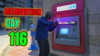 Frenchie The ATM Thief GTA 5 RP - Memberthon Day 116