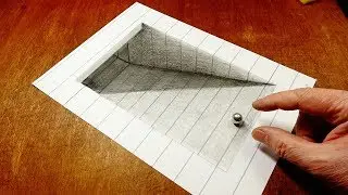 Mixed Reality Tunnel Illusion - Draw A 3d Tunnel On Lined Paper!