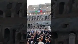 The Gladiator soundtrack in the Colosseum