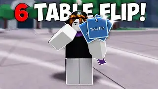 6 TABLEFLIP is DIABOLICAL to USE IN PUBLIC SERVERS! 🔥 | The Strongest Battlegrounds ROBLOX