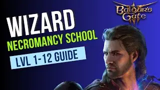 Baldur's Gate 3 Wizard Guide - Necromancy School Subclass - Level 1-12 Guide