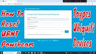 How to Factory Reset Ubnt PowerBeam || Ubiquiti Devices