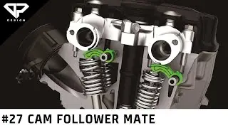 Learning Solidworks #27 : Cam Follower Mate | Mechanical Mates | Solidworks Assembly | DP DESIGN