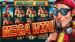 💥 Unbelievable Epic Win on Holiday Ride Slot! Massive Jackpot Alert! 💰