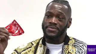 Deontay Wilder takes on the One Chip Challenge