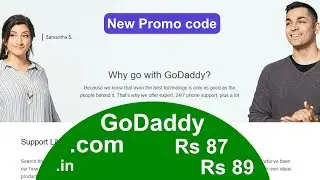 How to buy a cheap🔥premium domain with godaddy using New promo code 2021,.com domain cheapest price