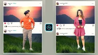 Instagram 3D Viral Post Photo Editing effect In Photoshop Tutorial 2022