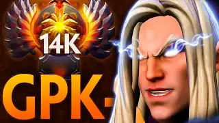 14K MMR TOP 3 EU GPK- INVOKER PERFECT GAMEPLAY vs WINDRANGER MID | Dota 2 Invoker