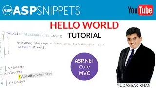 ASP.Net MVC Core Hello World Tutorial