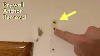 Fastest and Easiest Way to Remove Drywall Anchors