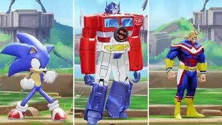 Sonic + Optimus Prime + All Might: Multiversus MODS