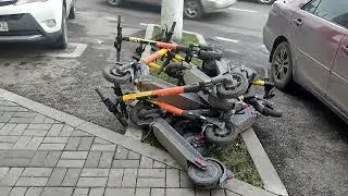 Самокаты 🛴 летом и зимой