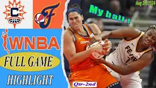 Connecticut Sun vs Indiana Fever [ FULL GAME 1st ] | Aug 28,2024 | WNBA 2024 Season | fever today