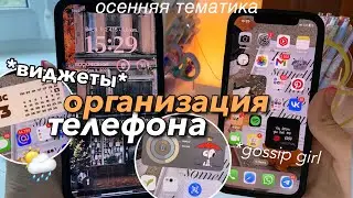 ДЕЛАЮ СВОЙ ТЕЛЕФОН ЭСТЕТИЧНЫМ *iOS 16 🍂 оформление! виджеты, обои