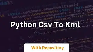 python csv to kml