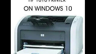 How to install HP 1010 Printer on Windows 10 OS