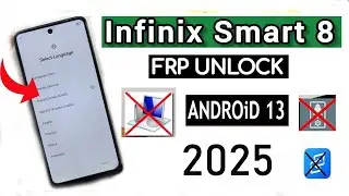 Infinix Smart 8/8HD X6525 Frp Bypass Unlock Without Pc - Activity Launcher Not Working - No Xshare