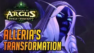 WoW Legion 🌟 Alleria's Void Transformation Cutscene