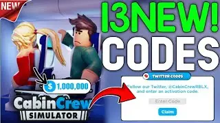 UPDATE ‼️ ALL WORKING CODES FOR CABIN CREW SIMULATOR INJUNE 2024! ROBLOX CABIN CREW SIMULATOR CODES