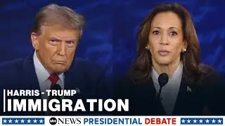 Harris and Trump speak on immigration policy during presidential debate