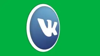 vkontakte logo animation chroma key green screen