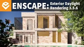 I Created Realistic Exterior Render In ENSCAPE! Here Is How?