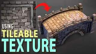 Texturing 3D models with tile-able Substance materials - Stylized Art