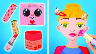 DIY Beauty Salon For Paper Dolls