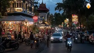 Surabaya, Indonesia🇮🇩 Real Night Ambience in Indonesia's Second Biggest City (4K HDR)