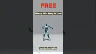 Bboy Hip Hop Move. Free Mixamo animation for Daz Studio's Genesis 9.