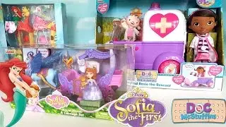 Paket açma- Doktor Dottie, Ariel, Prenses Sofia Oyuncak yorumu :)  Doc McStuffins