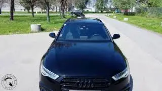 Black Beauty - Car Porn - Drone - DJI Mini 2 - Audi A6