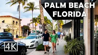 [4K] Worth Avenue Palm Beach Florida - Walking Tour