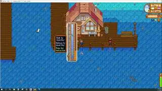 Stardew Valley non-gamer: A trick for practicing the fishing mini-game at leisure