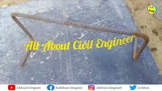 How to Calculate Cutting Length of Chair Bar in Slab and Footing | All About Civil Engineer