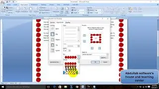 How to change the borders of a page in ms word