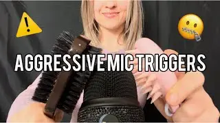 ASMR FAST & AGGRESSIVE MIC TRIGGERS💥NO TALKING