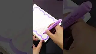 DIY Paper Purple Journal #shorts