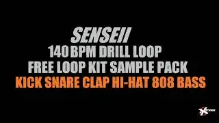 140 BPM Free UK Drill  Producer Loop Kick Snare Clap Hi-Hat Slide 808 Senseii  Preset Pattern  Stems