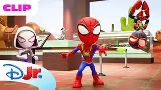 Marvel's Spidey and his Amazing Friends | Cacti Come to Life! 🌵 | @disneyjr