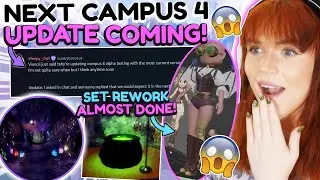 NEW CAMPUS 4 UPDATE IS ABOUT TO RELEASE CONFIRMED! All New CLASSES, New HALLOWEEN AREA & MORE!