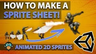 How to build a SPRITE SHEET in Unity - Animated 2D Sprite Sheet Tutorial