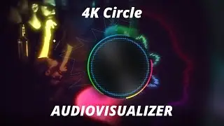 🔵 4K Audio Visualizer Circle Animation 🔵