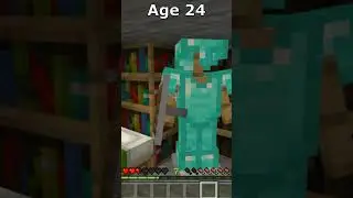 5 vs 99 years in Minecraft 🤔 (World's Smallest Violin) #minecraft #shorts