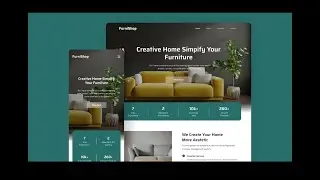 Create A Furniture Website Design Using React JS And Tailwind CSS